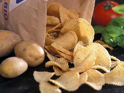 Speisekartoffeln und Kartoffelchips